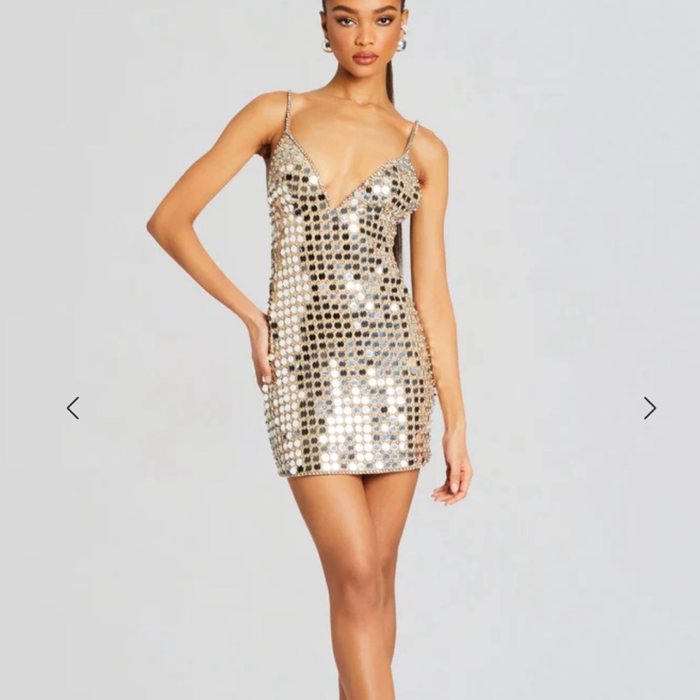 AIRALYSE EMBELLISHED DRESS